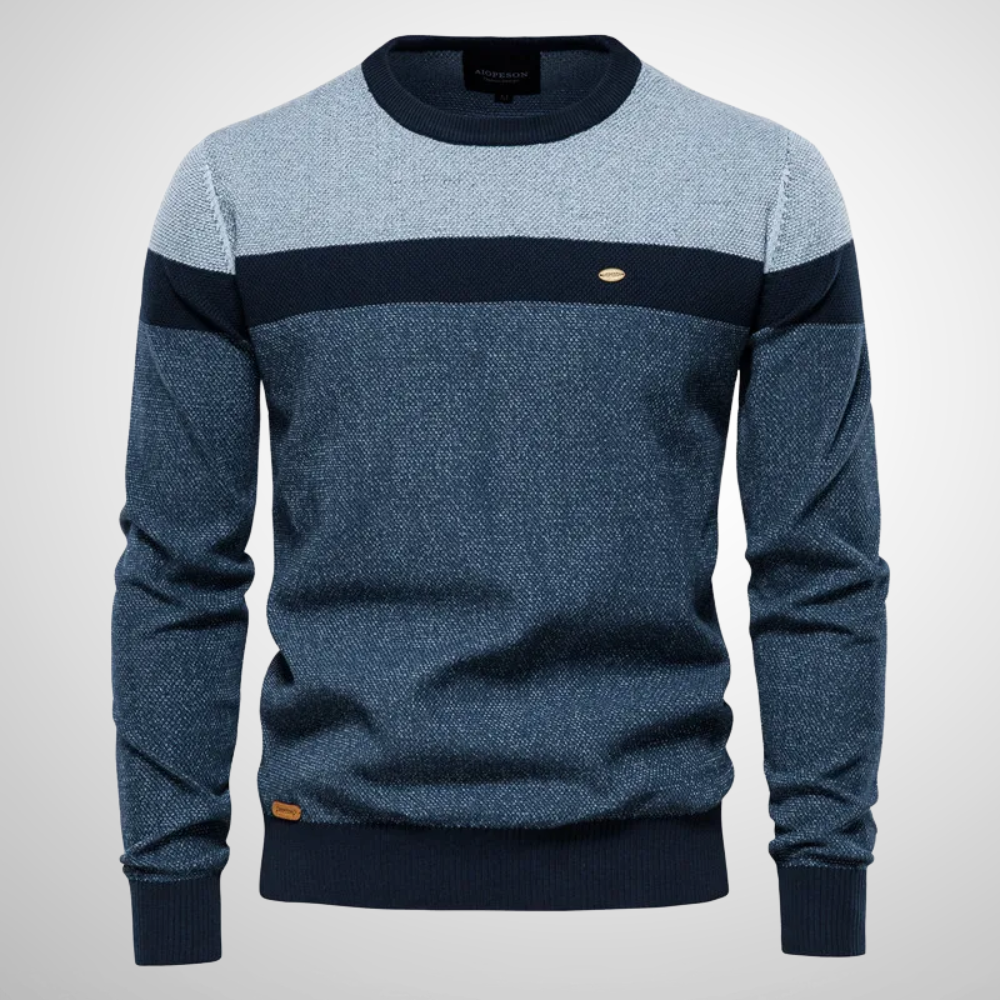 Oscar – Men’s Round-Neck Cotton Sweater