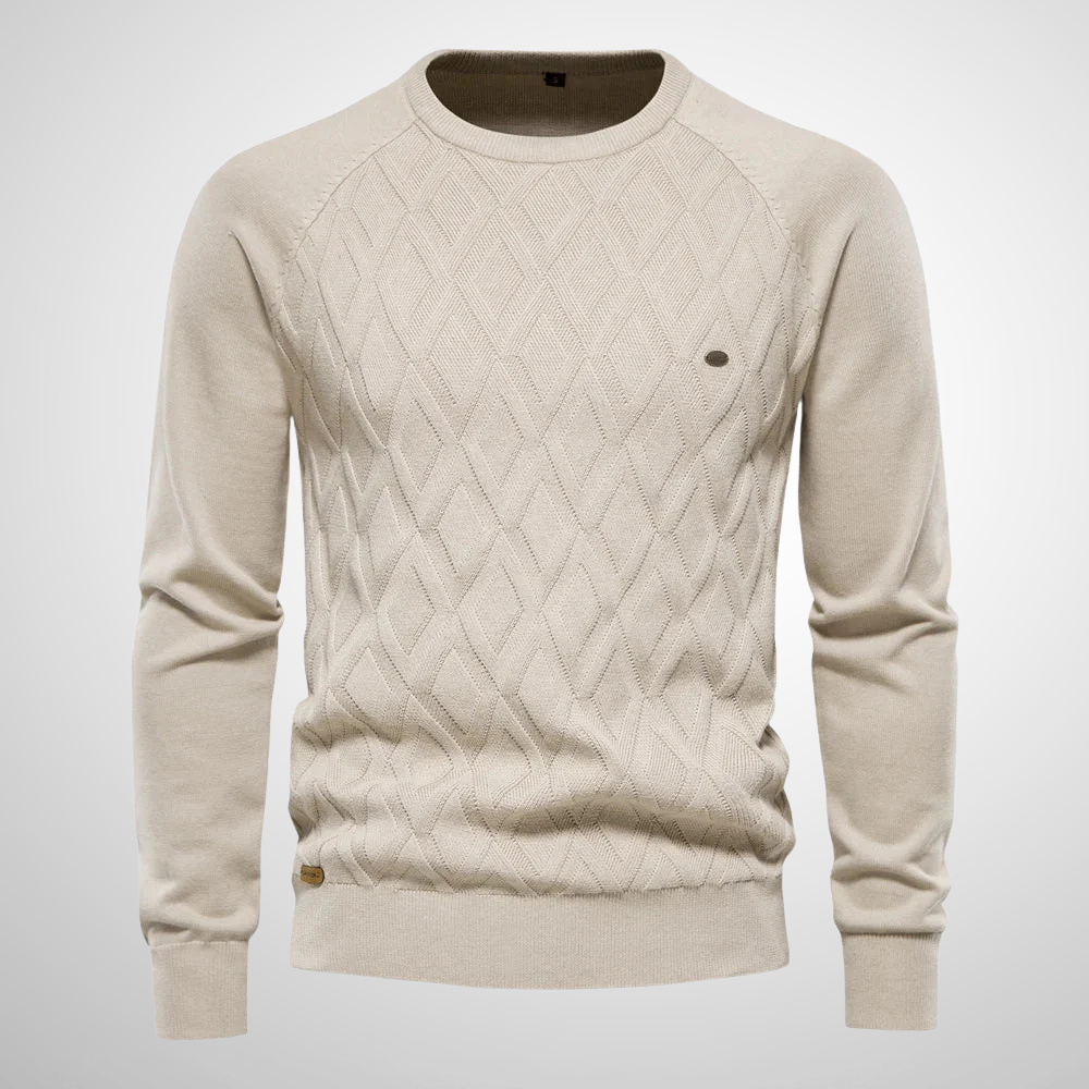 George – Men’s Checked Cotton Sweater