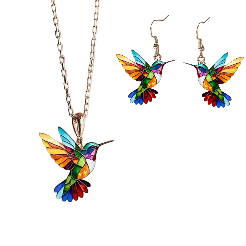Eleanor – Women’s Hummingbird Pendant Necklace