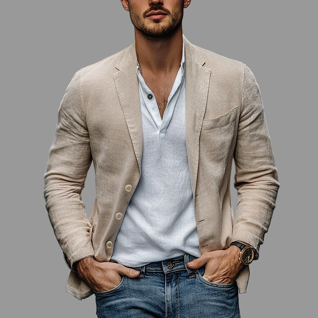 Verona | Men’s Lightweight Linen Summer Jacket