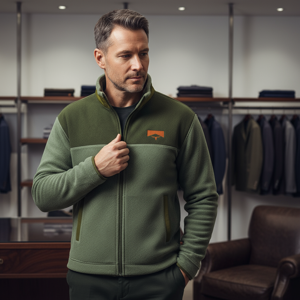 Fletcher – Men’s Casual Polar Fleece Jacket