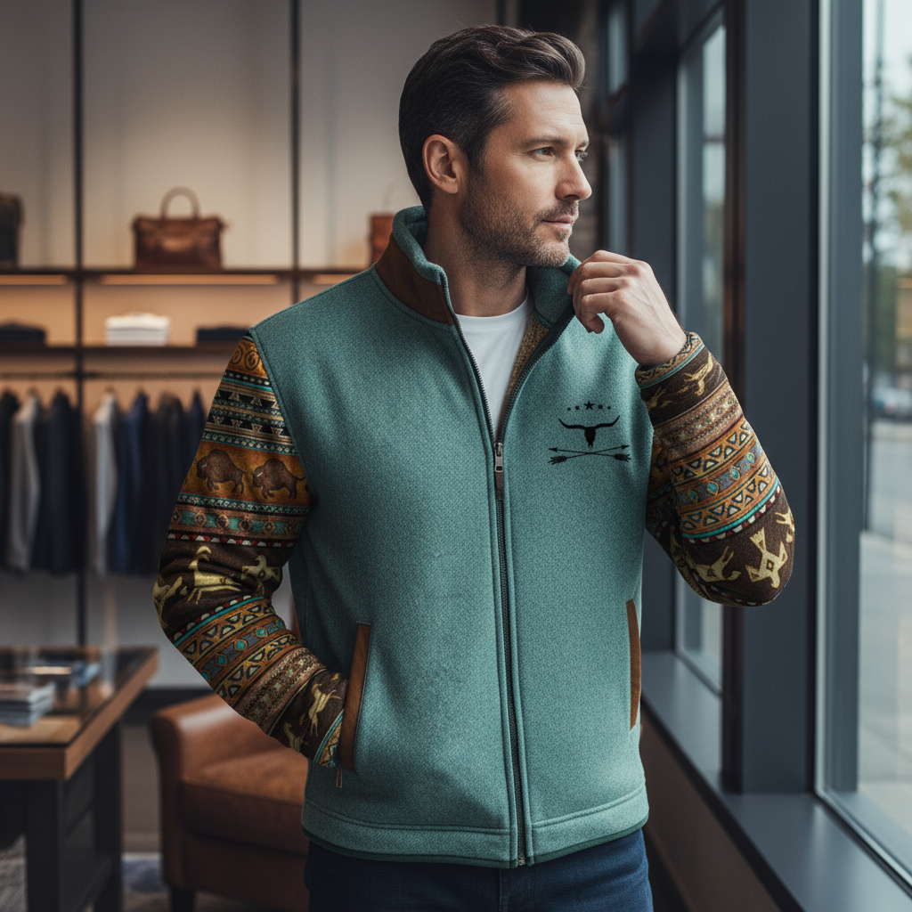 Fletcher – Men’s Casual Polar Fleece Jacket