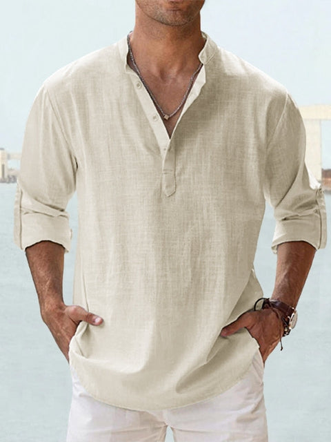 Loranzo – Men’s Breathable Linen Shirt