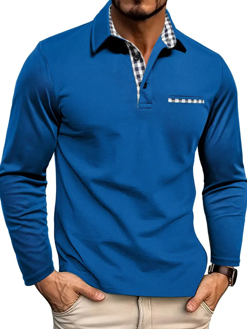 Gareth – Men’s Long-Sleeve Polo Shirt