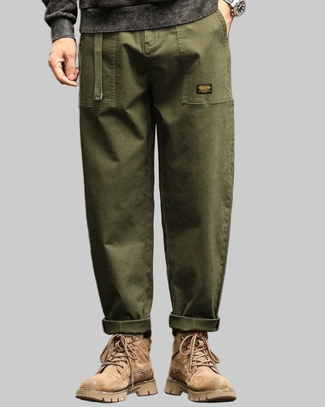 Lennox – Men’s Vintage Cargo Cotton Trousers