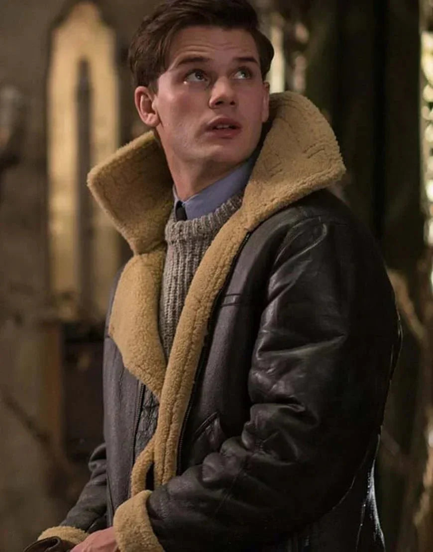 Rian – Men’s Warm Leather Aviator Jacket