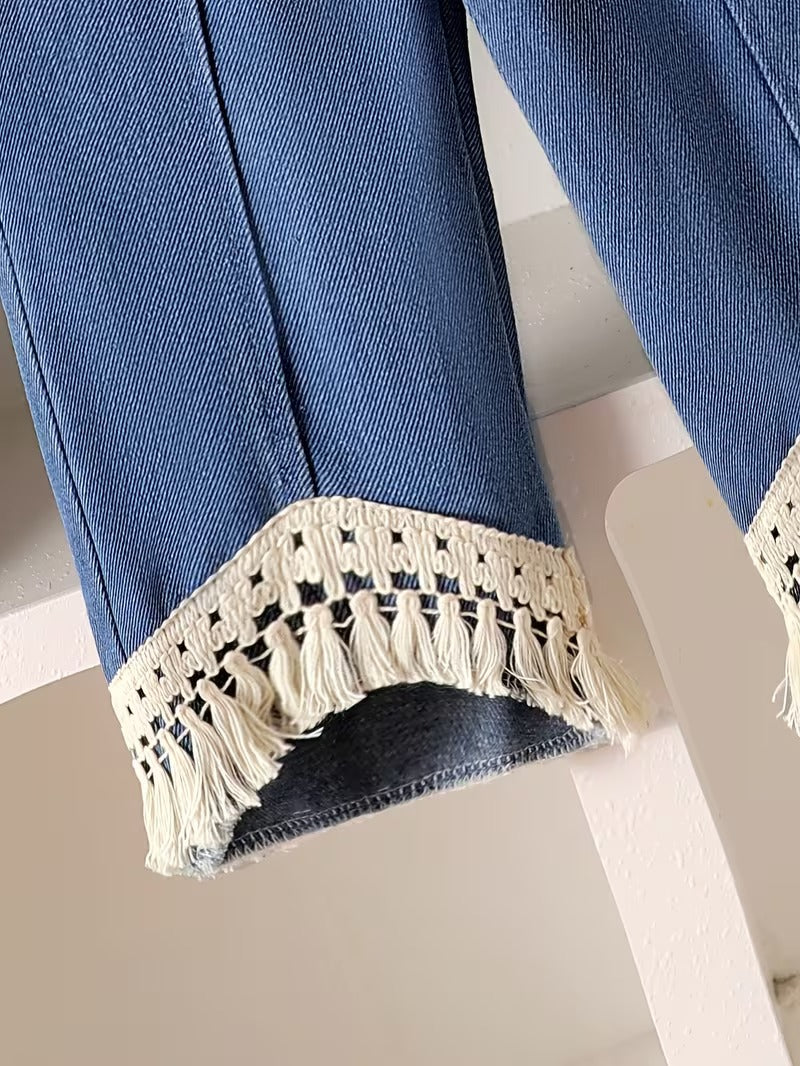 Stela – Girls’ Tassel Top and Pants Set