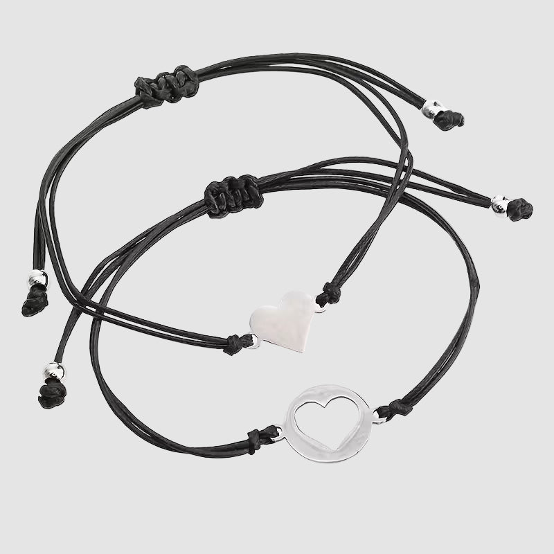 Aurora – Mommy & Me Heart Bracelet Set