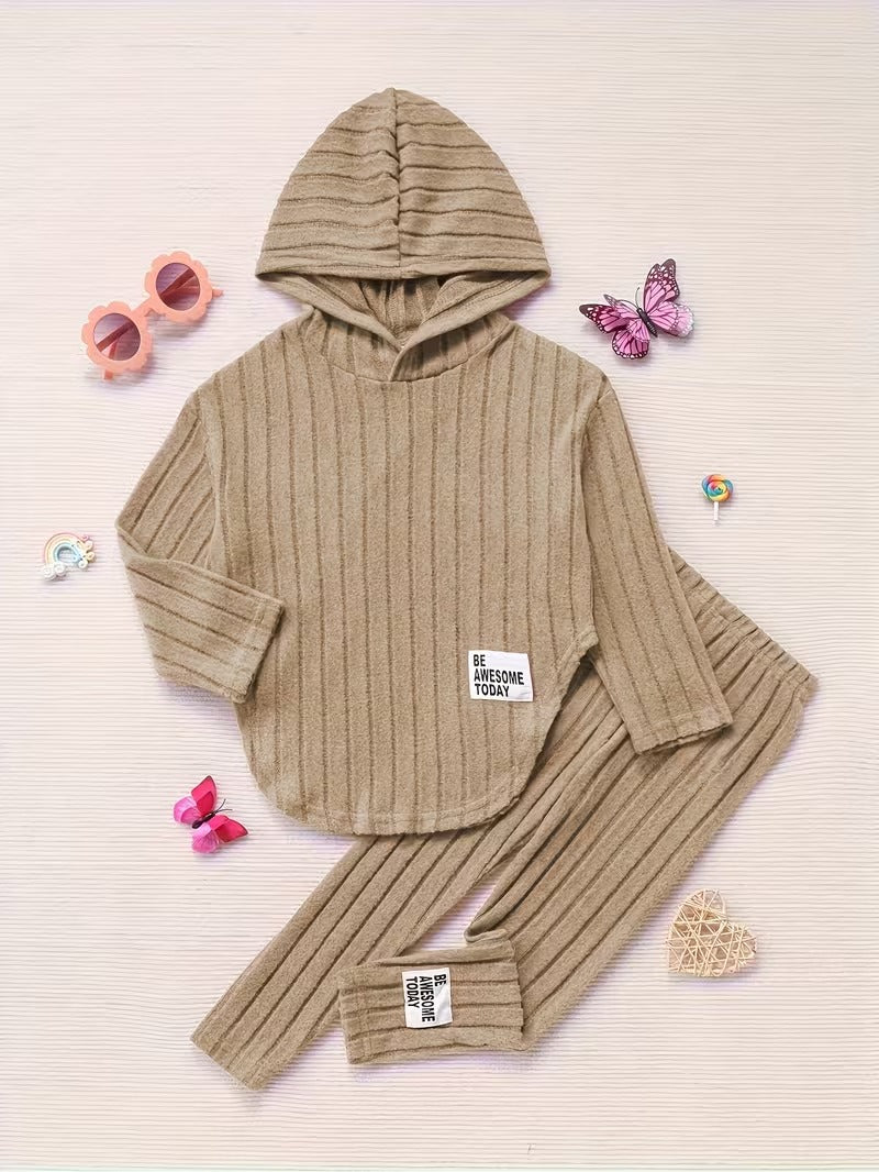 Ella – Girls’ Hooded Long-Sleeve Two-Piece Outfit
