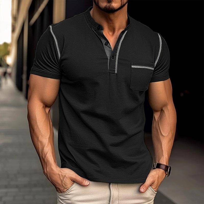 Giordano – Elegant Henley Polo