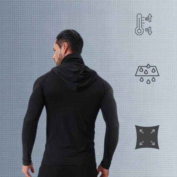 Elliot - Men’s Winter Compression Hoodie Shirt